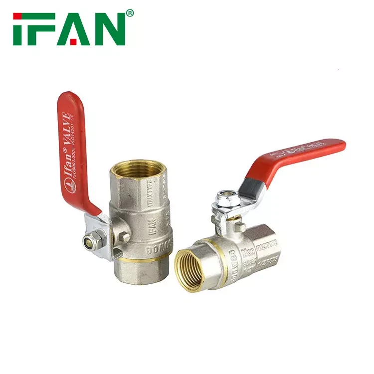 Van bi bằng đồng thau cho đường ống