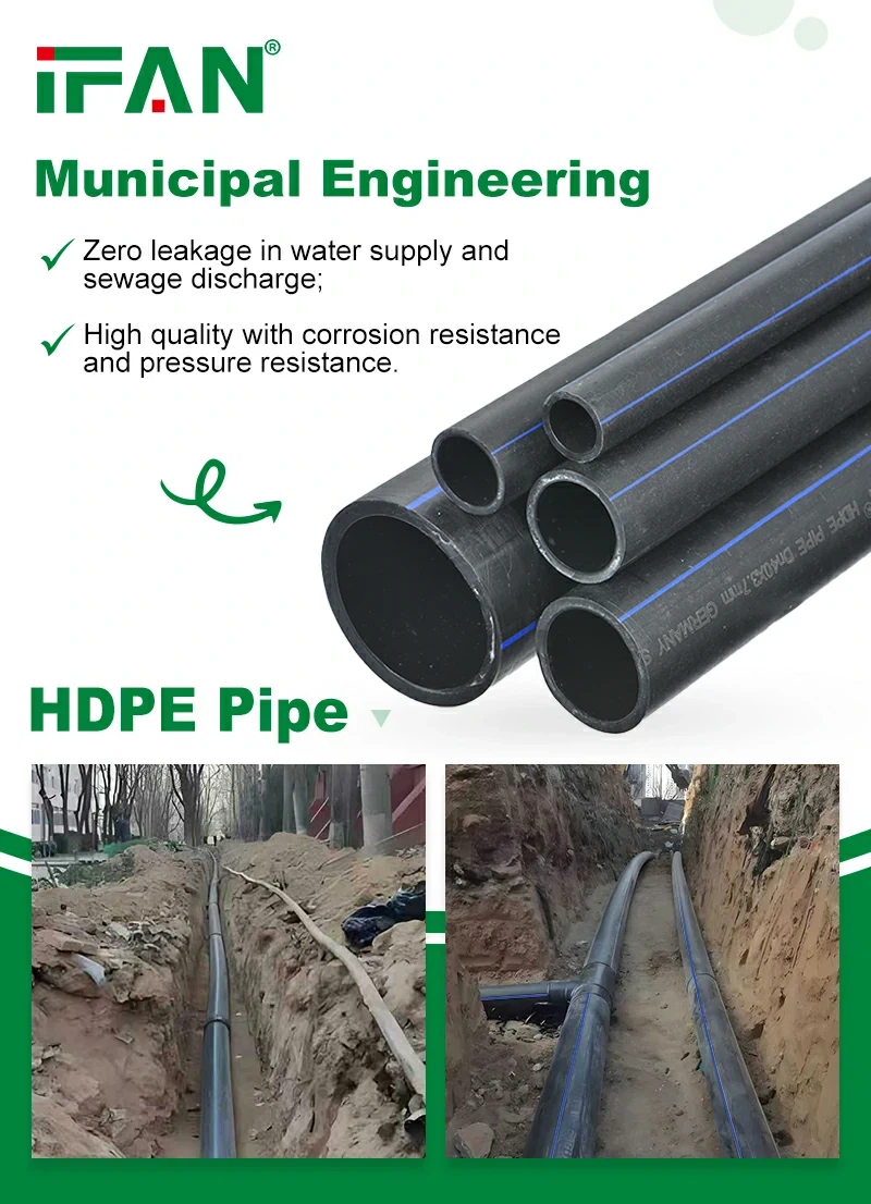 Ống HDPE Đảm bảo Vận chuyển Chất lỏng Lâu dài{0}}
